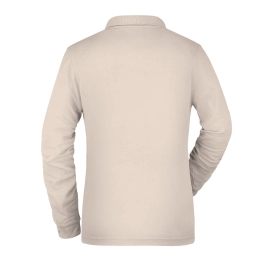 Polo workwear femme manches longues et poche poitrine