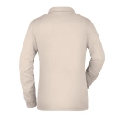 Polo workwear femme manches longues et poche poitrine