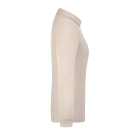 Polo workwear femme manches longues et poche poitrine