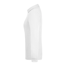 Polo workwear femme manches longues et poche poitrine