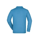 Polo workwear homme manches longues et poche poitrine