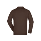 Polo workwear homme manches longues et poche poitrine