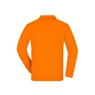 Polo workwear homme manches longues et poche poitrine