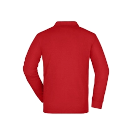 Polo workwear homme manches longues et poche poitrine