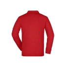 Polo workwear homme manches longues et poche poitrine