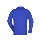 Polo workwear homme manches longues et poche poitrine