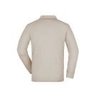 Polo workwear homme manches longues et poche poitrine