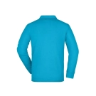 Polo workwear homme manches longues et poche poitrine