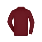 Polo workwear homme manches longues et poche poitrine
