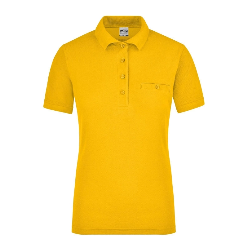 Polo workwear femme avec poche poitrine