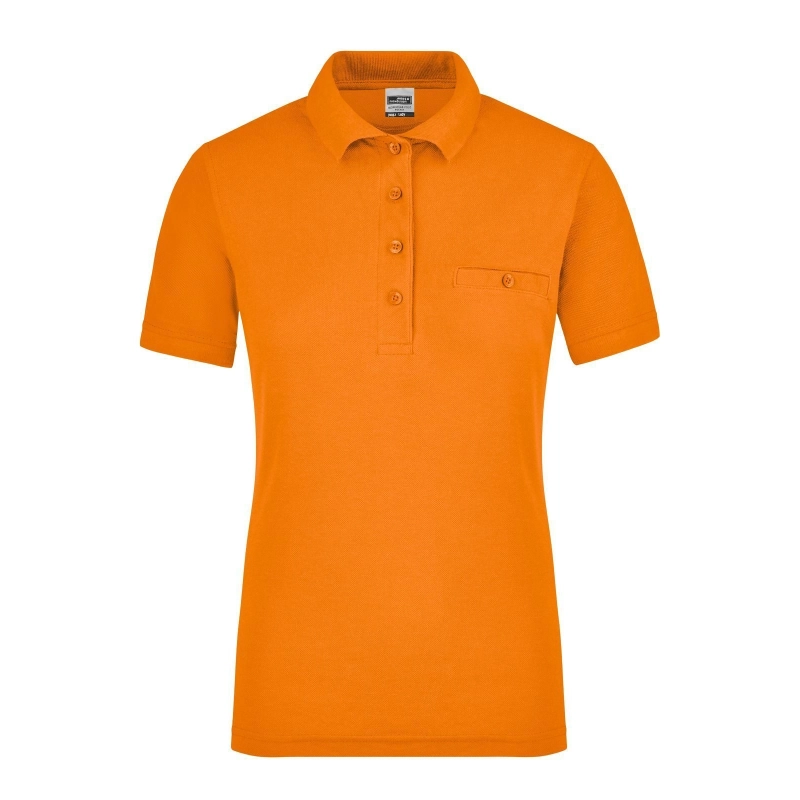 Polo workwear femme avec poche poitrine