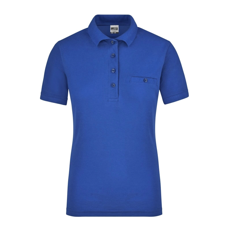 Polo workwear femme avec poche poitrine