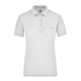 Polo workwear femme avec poche poitrine