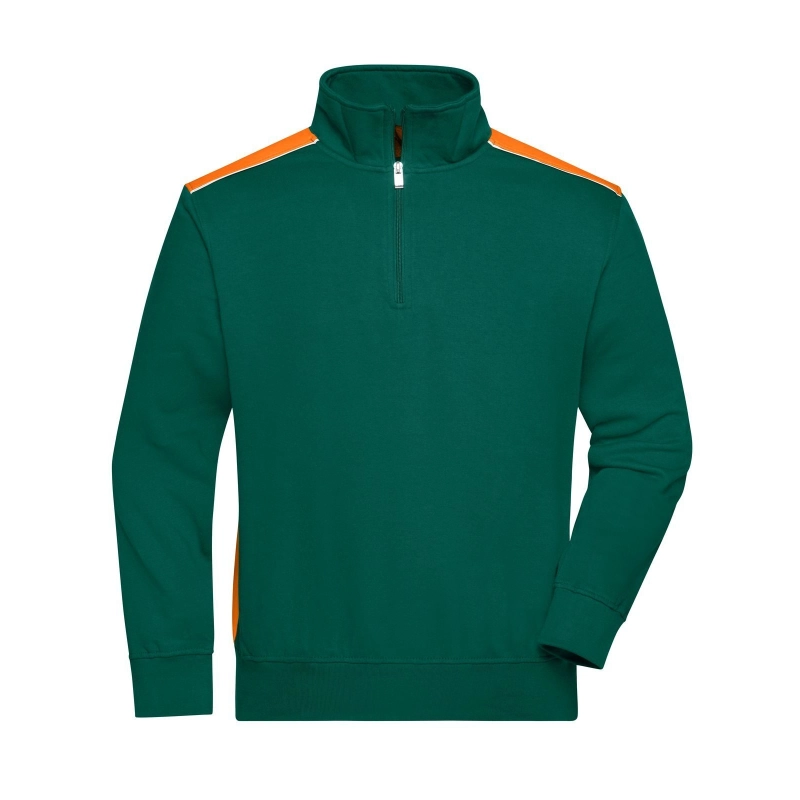 Sweat-shirt workwear demi-zip-Level 2