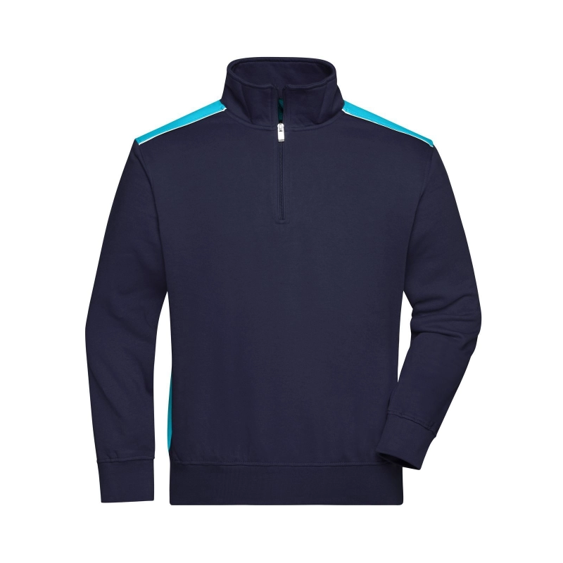 Sweat-shirt workwear demi-zip-Level 2