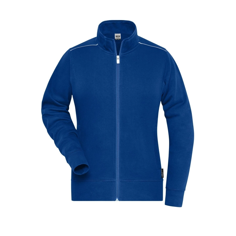 Sweat de travail femme zippé