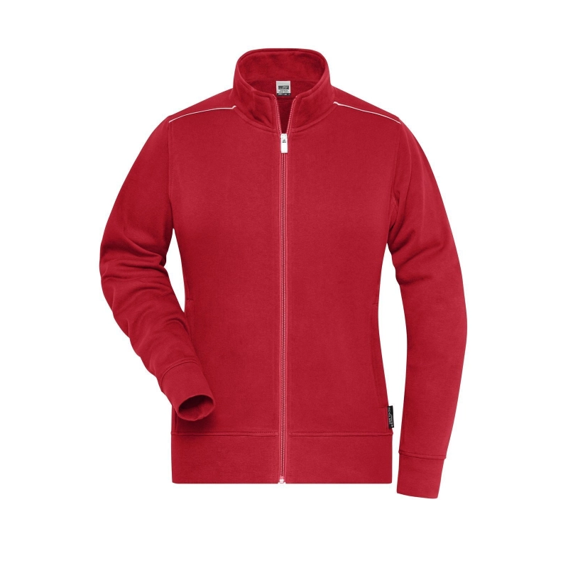Sweat de travail femme zippé