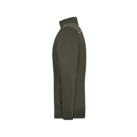 Men's Workwear Sweat-Jacket - SOLID -