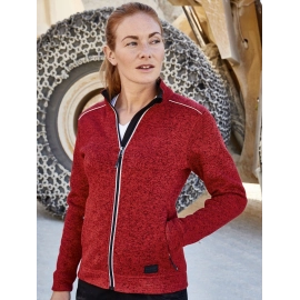 Ladies' Knitted Workwear Fleece Jacket - SOLID -