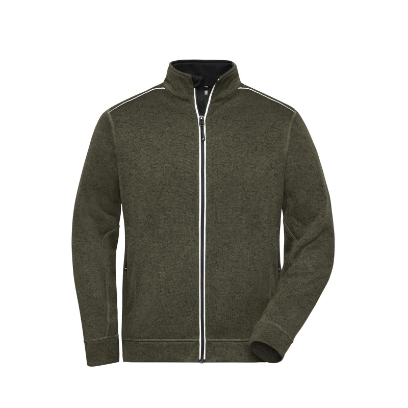 Veste polaire de travail tricot homme