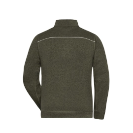 Men's Knitted Workwear Fleece Jacket - Solid