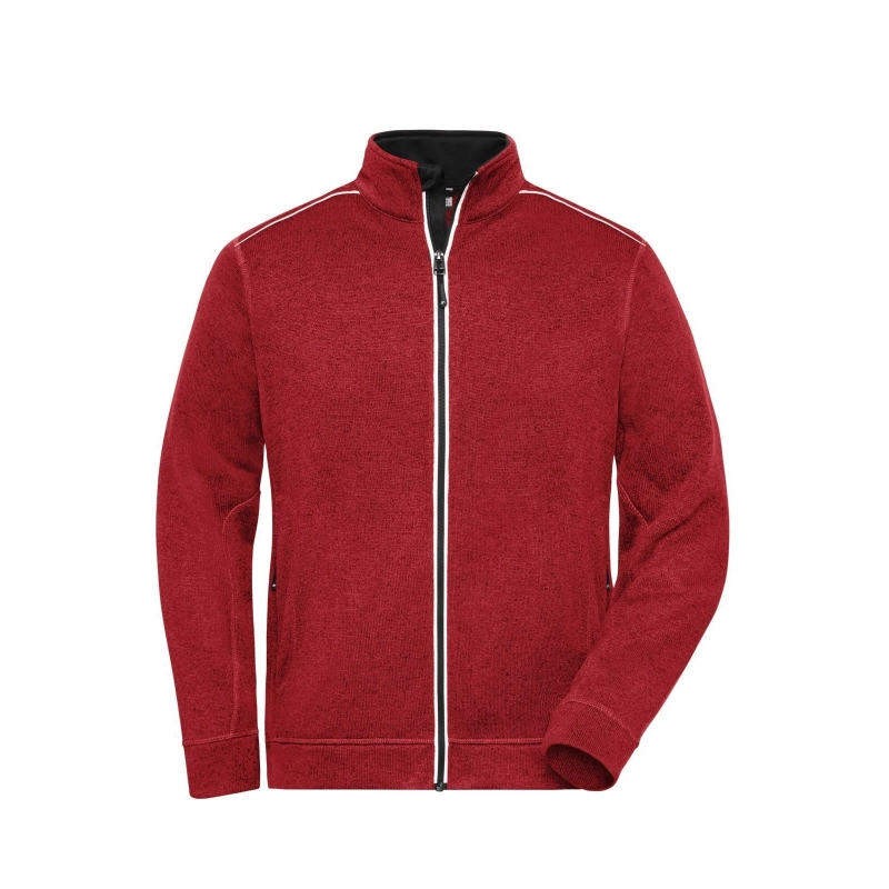 Veste polaire de travail tricot homme