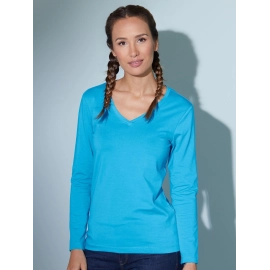 T-shirt stretch manches longues femme