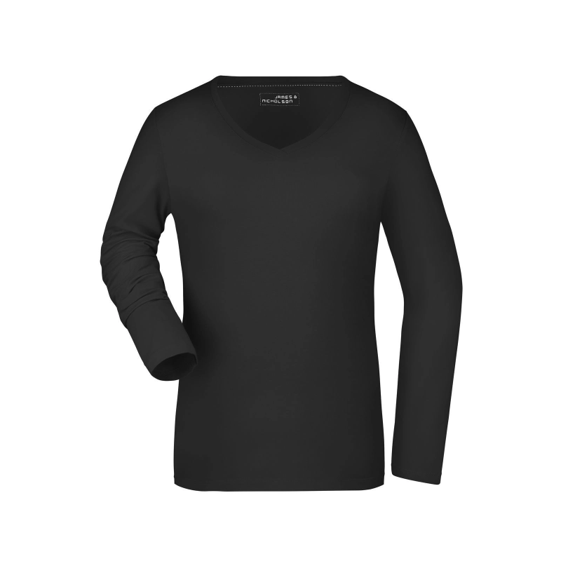 T-shirt stretch manches longues femme