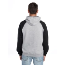 NuBlend Colour Block Raglan Hooded Sweatshirt