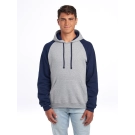 NuBlend Colour-Block Raglan Hooded Sweatshirt