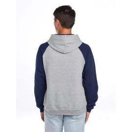 NuBlend Colour Block Raglan Hooded Sweatshirt