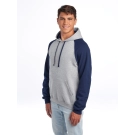 NuBlend Farbblock-Raglan-Kapuzenpullover