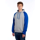 NuBlend Colour-Block Raglan Hooded Sweatshirt