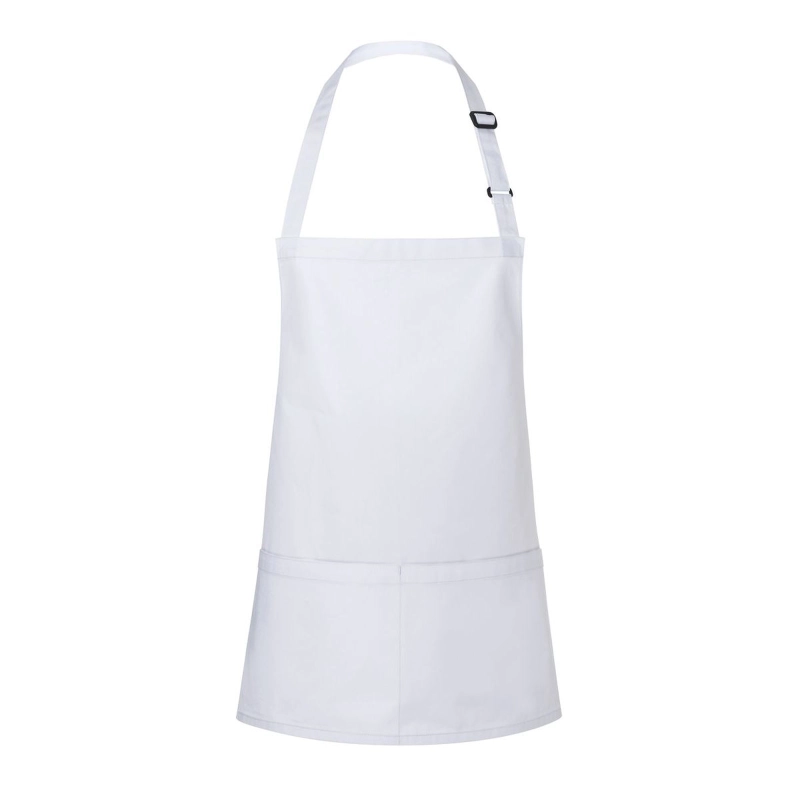Short Bib Apron Basic With Buckle And Pocket