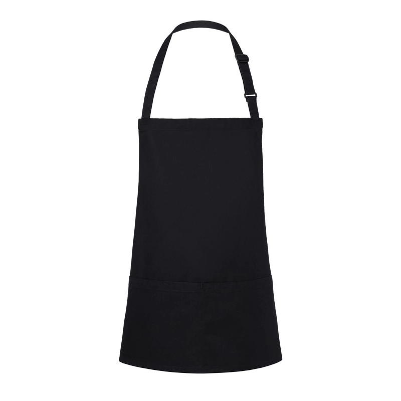 Short Bib Apron Basic With Buckle And Pocket (75x60)