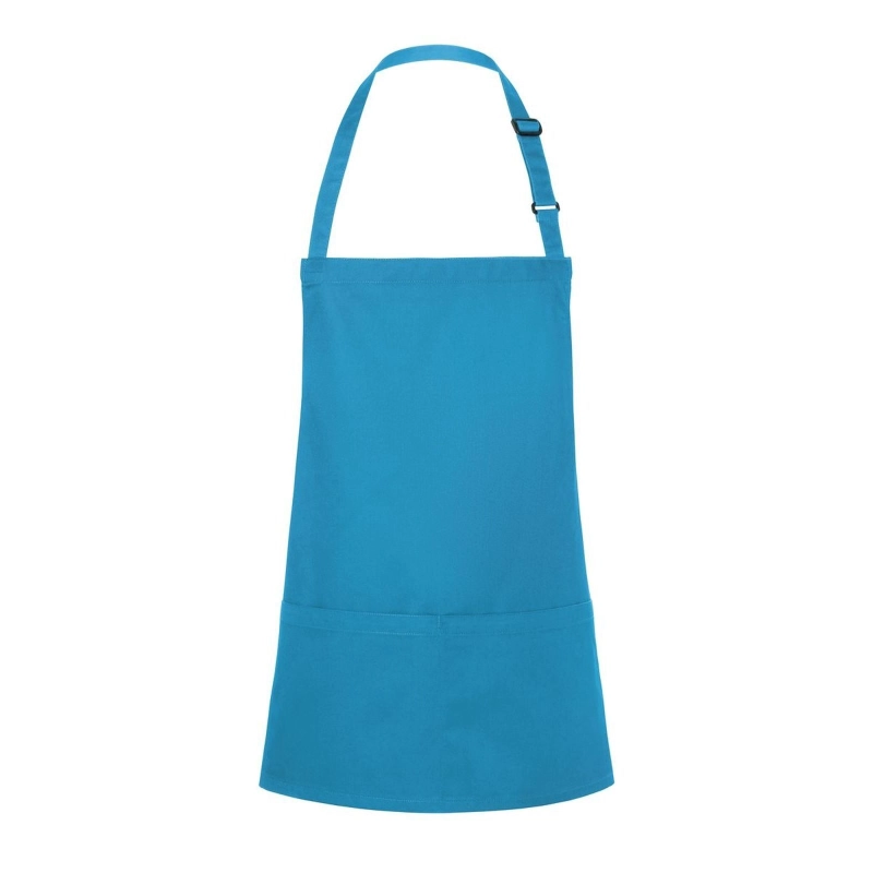 Short Bib Apron Basic With Buckle And Pocket (75x60)