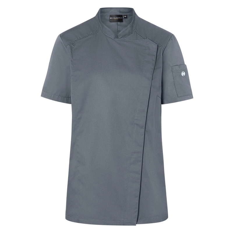 Short-Sleeve Ladies’ Chef Jacket Modern-Look