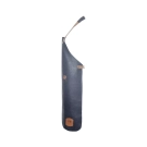 Tablier à bavette en cuir
