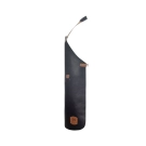 Tablier à bavette en cuir