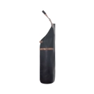 Tablier à bavette en cuir