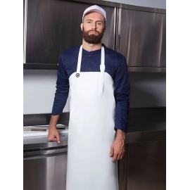 Tablier à bavatte en PU imperméable Suède