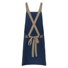 Tablier à bavette Urban-Look avec bretelles croisées et poch
