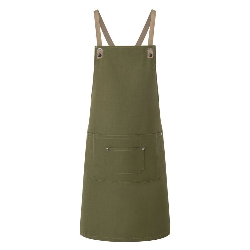 Tablier à bavette Urban-Nature avec bretelles croisées et gr