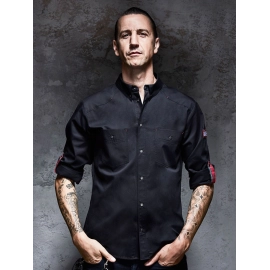 Chemise de cuisine Button-Down ROCK CHEF®-Stage2
