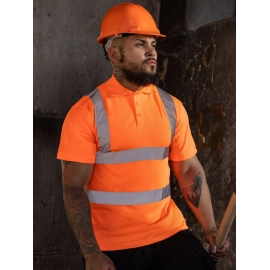 Hi-Viz Poly-Cotton Polo