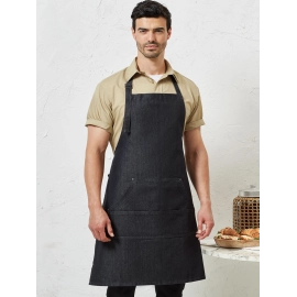 Jeans Stitch Denim Bib Apron