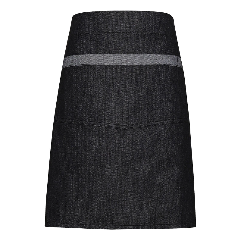 "Domain" Contrast Denim Waist Apron