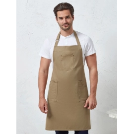 Cotton Chino Bib Apron