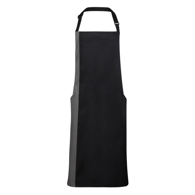 Contrast Bib Apron