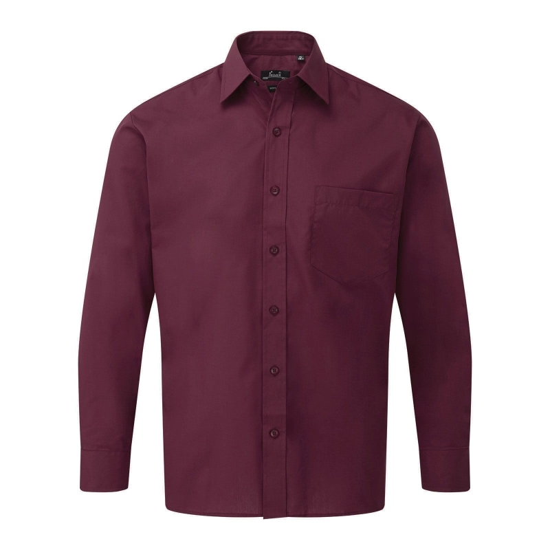 Chemise Popeline Manches Longues